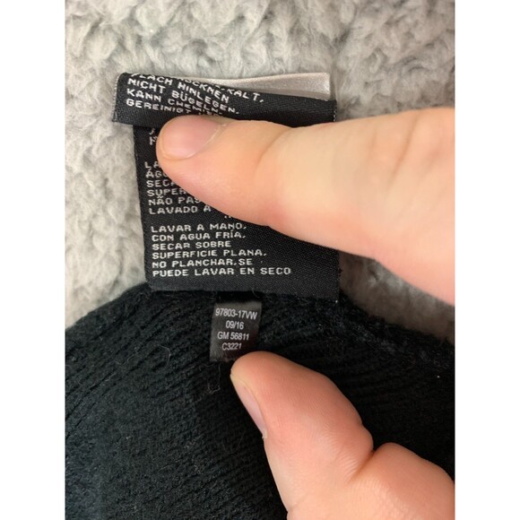 Harley Davidson Black and White Beanie Hat Attire Snakeskin Design One Size - Picture 6 of 12